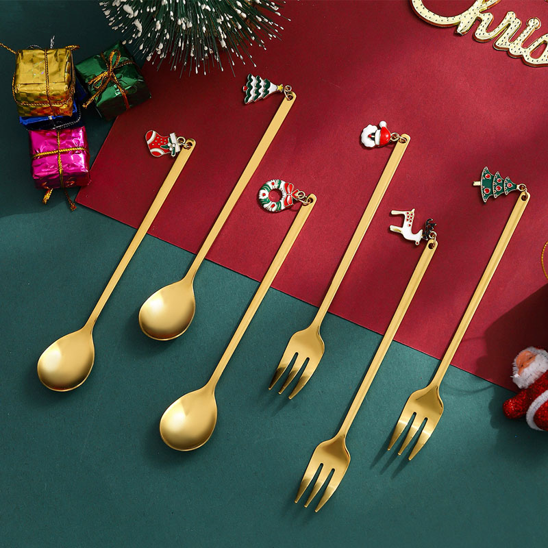 Set Snainless Stainless Steel Cartoon Shinny's Cartoon Snowman