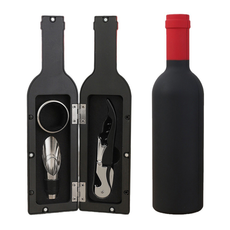 Set wain berbentuk botol 5pcs