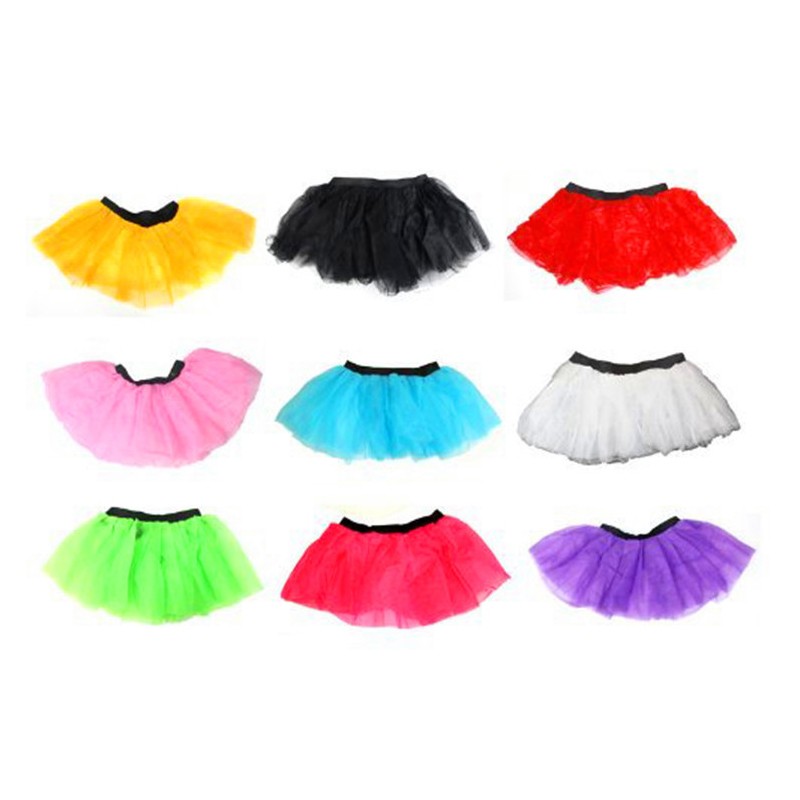 Pakaian Mewah 80-an Kostum Malam Ayam Warna Neon Skirt Tutu Seksi