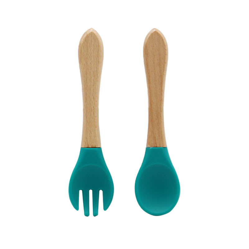 Sudu silikon bayi dan kit garpu