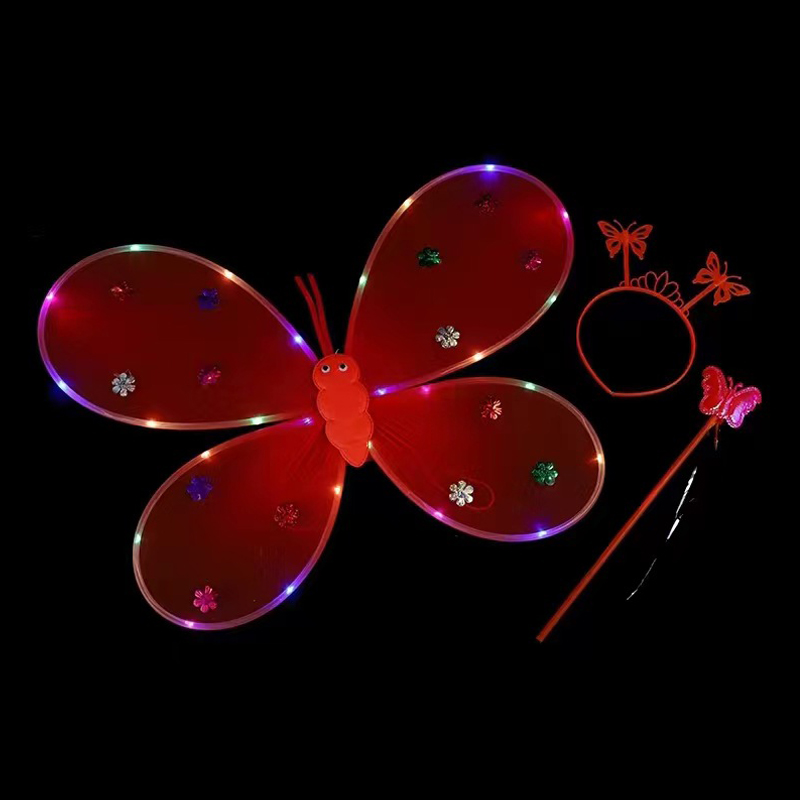 Kostum Headband Wand Wand Butterfly Magic