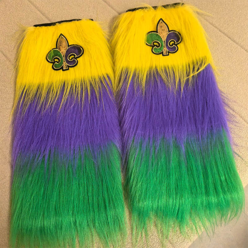 Penutup kaki rambut panjang karnival