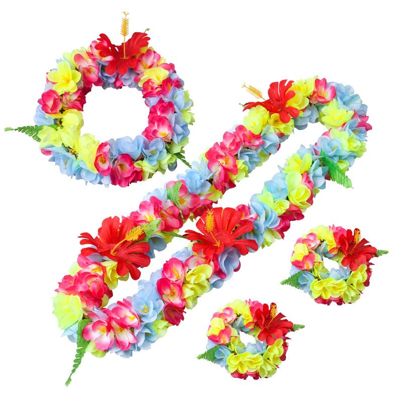 Graduasi Perkahwinan Hawaiian Flower Leis