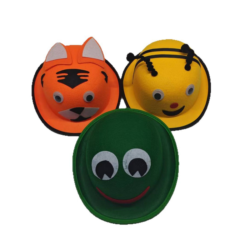 Topi Bulat Watak Haiwan Kanak-kanak