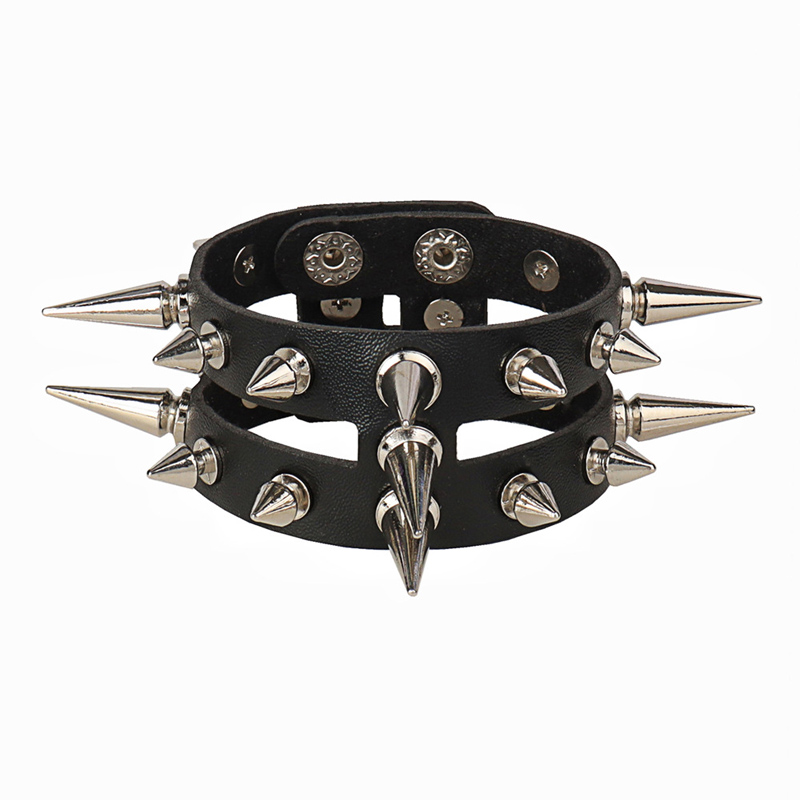 Gelang Rock Rock Chain Rivet Cuspidal Studded Rivet
