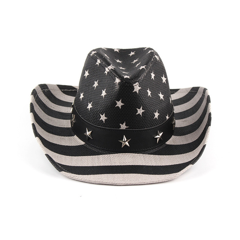 Topi Jerami Pantai Sunhat America Tersuai