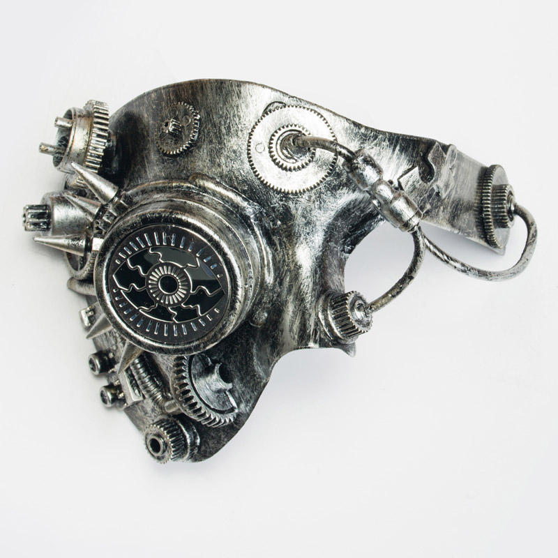 Topeng wabak cyborg steampunk