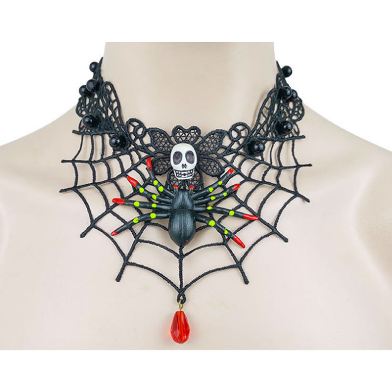 Choker Gothic Choker Lace Leher Choker