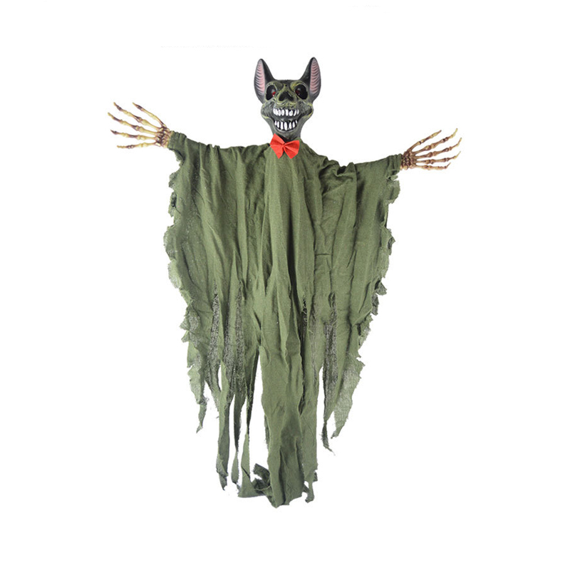 Halloween Animatronic Induction Gantung Hantu