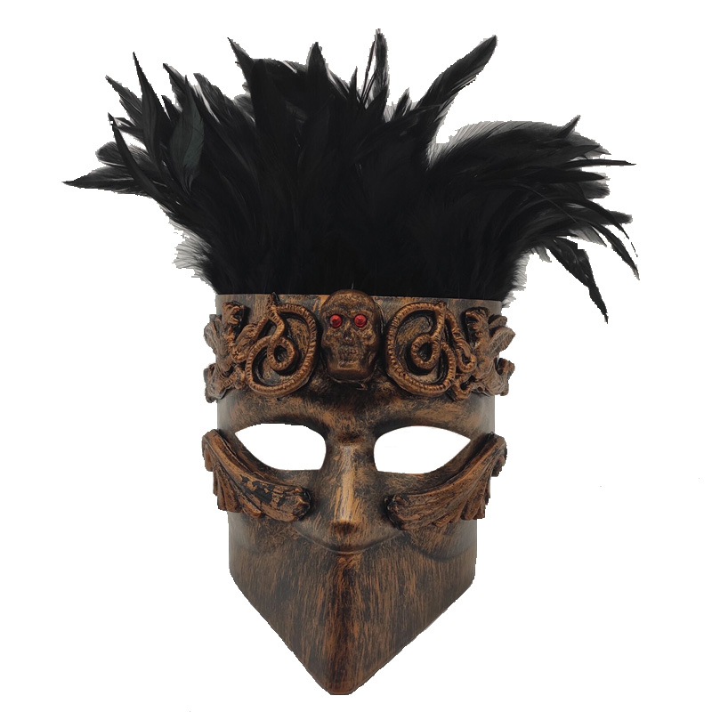 Topeng bulu Halloween