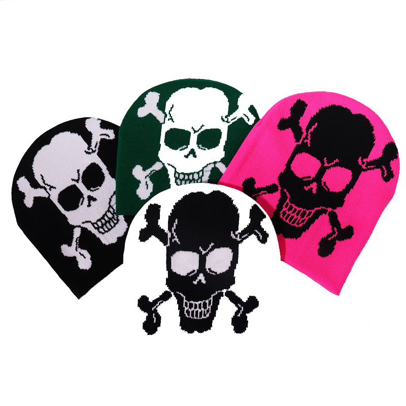 Topi tengkorak seram halloween