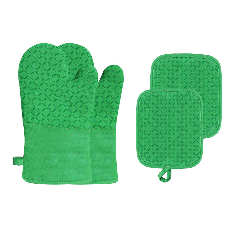 Sarung tangan dapur dan pemegang periuk