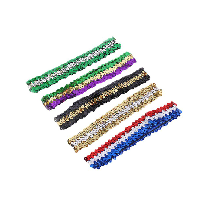 Lady Sequins Buckles Belt Pinggang Elastik