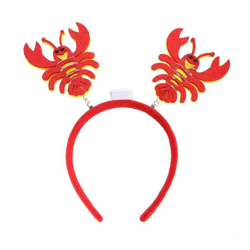 Headdress dan cermin mata udang LED