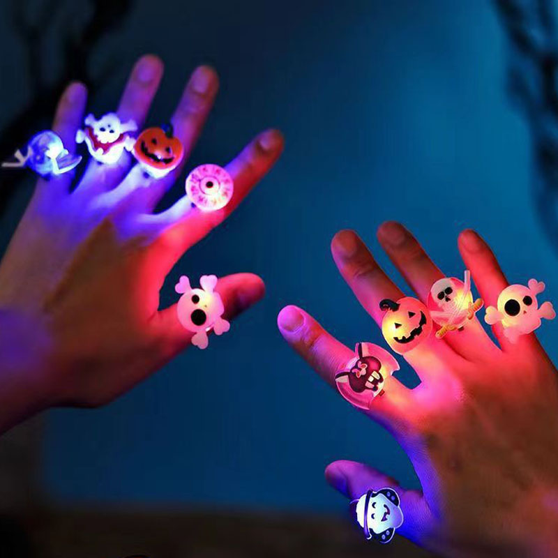 Cincin Halloween Cahaya LED