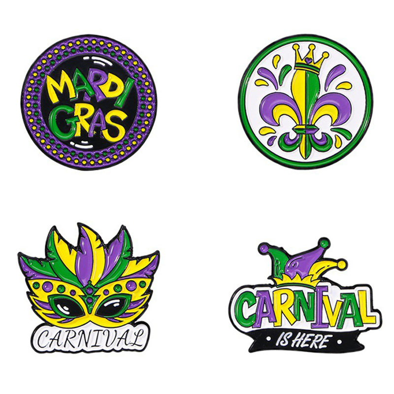 Lencana Pin Mardi Gras