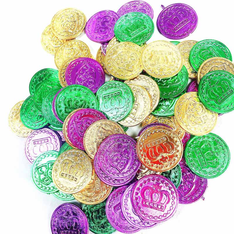 Duit syiling plastik Mardi Gras