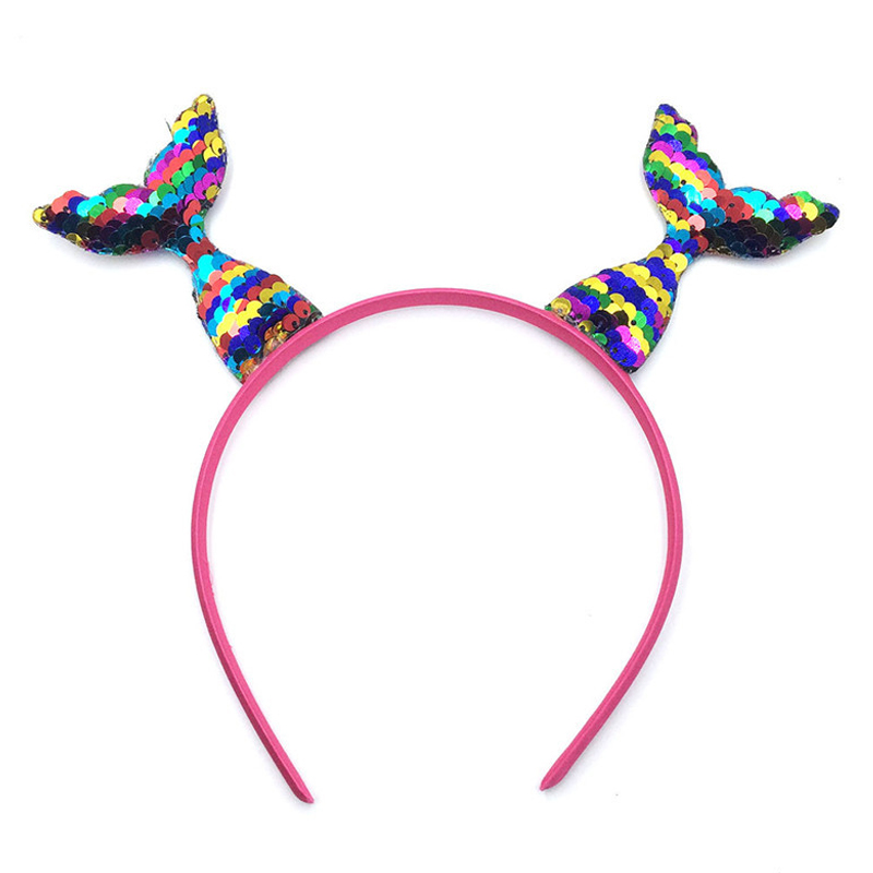 Headband Festive Plastik Mermaid Tail