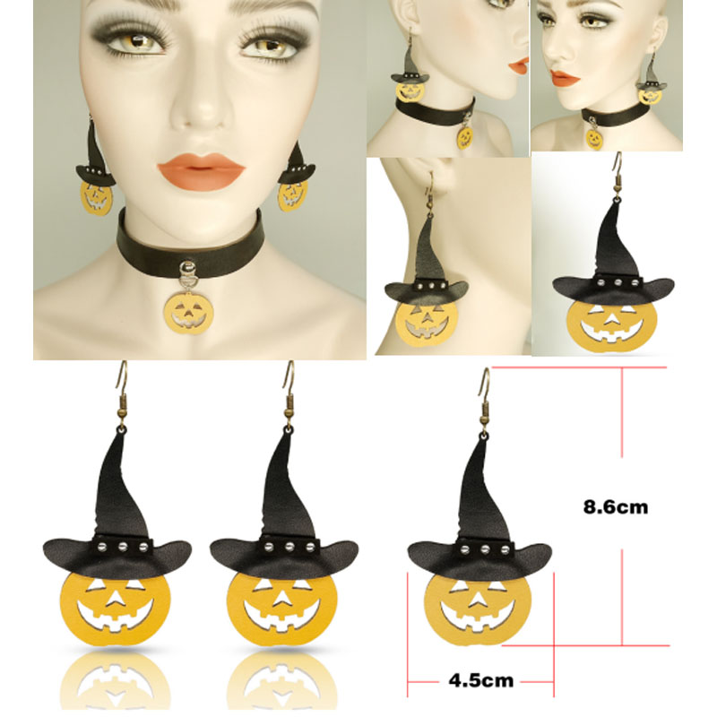 Festival Hantu Alloy Baru Gothic Halloween Anting -anting
