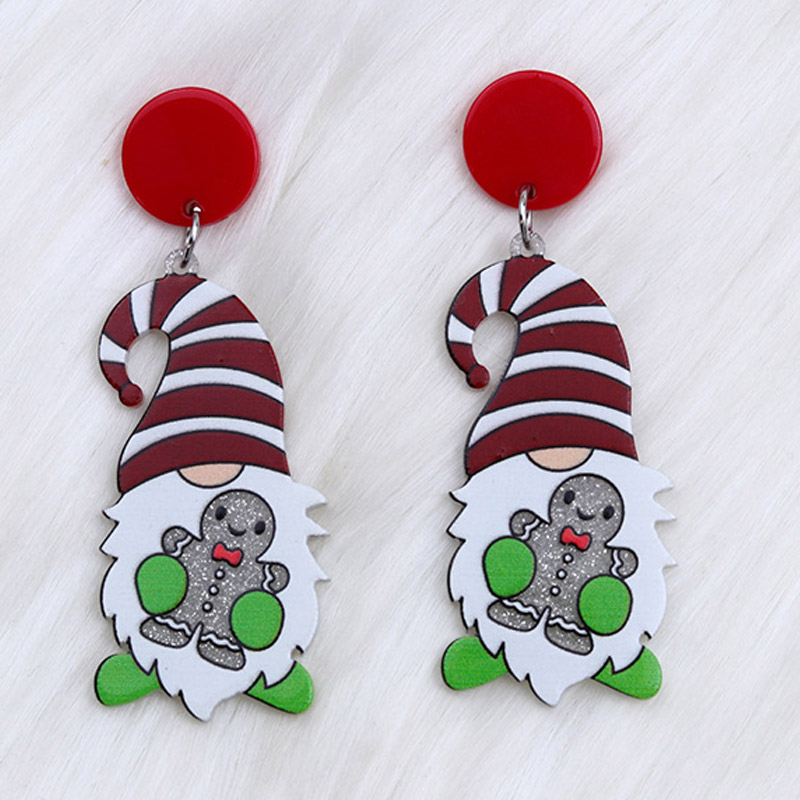 Kancing Krismas baru anting-anting Santa Claus