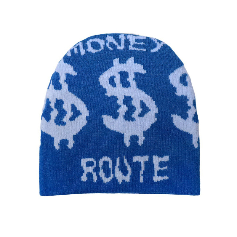 Topi musim sejuk corak dolar baru