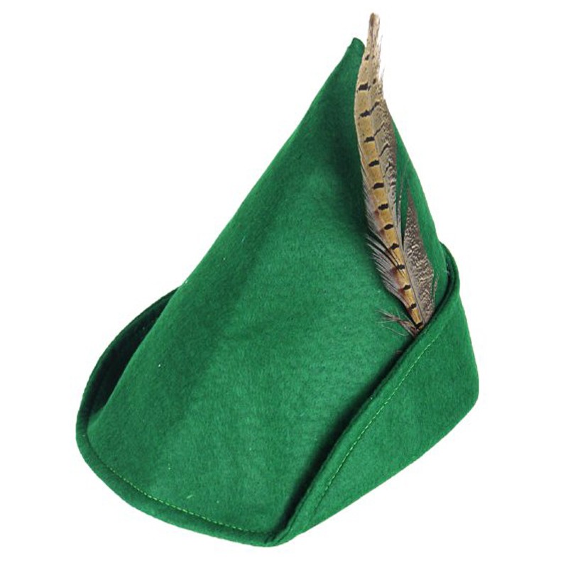 Topi Atasan Satin Hijau Topi Kostum Leprechaun Dewasa