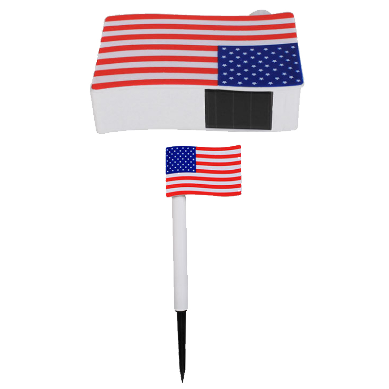 Lampu bendera rumput solar yang diketuai luaran