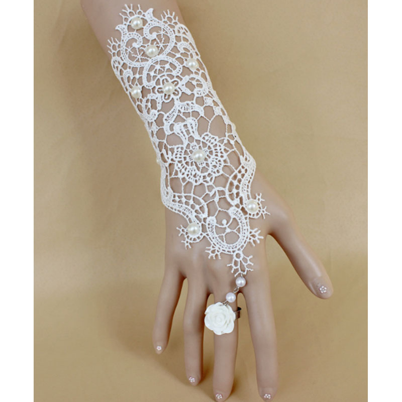 Gelang lengan renda mutiara