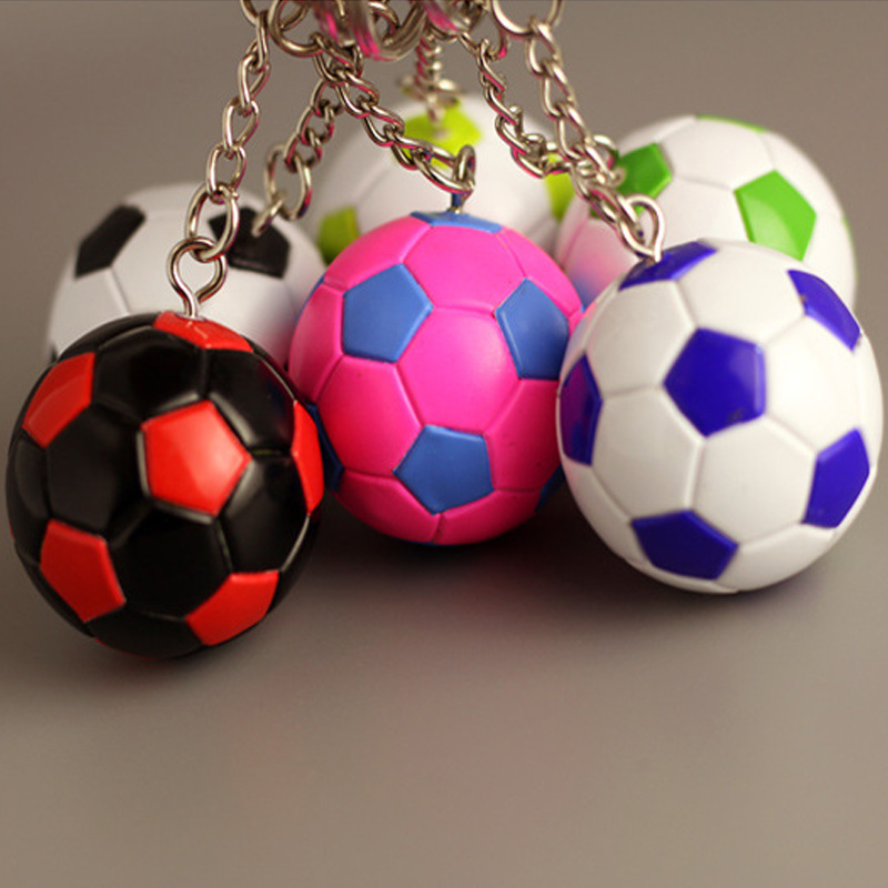 Keychain bola sepak plastik