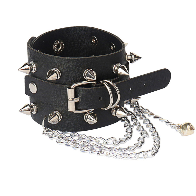 Gelang aloi kulit rivet