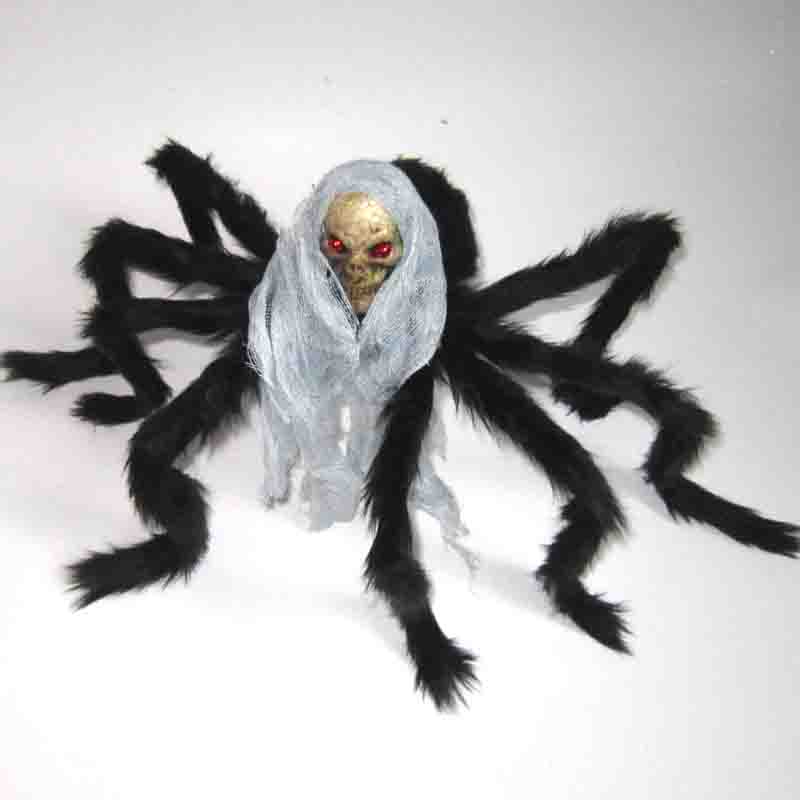 Mainan Skeleton Plush Spider untuk Halloween